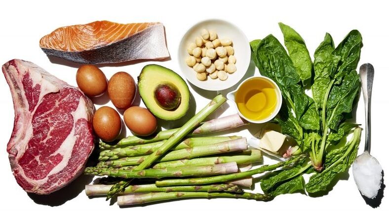 зеленчуци и протеинови храни за кето диетата