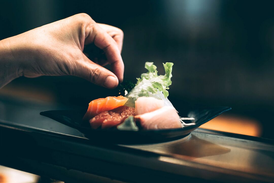 Нискокалорично ястие от менюто на японската диета